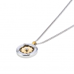 TIME COGWHEEL COIN NECKLACE