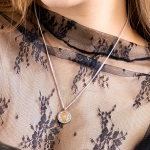 TIME COGWHEEL COIN NECKLACE