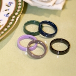 LA LIGNE PASTEL PURPLE CERAMIC BAND