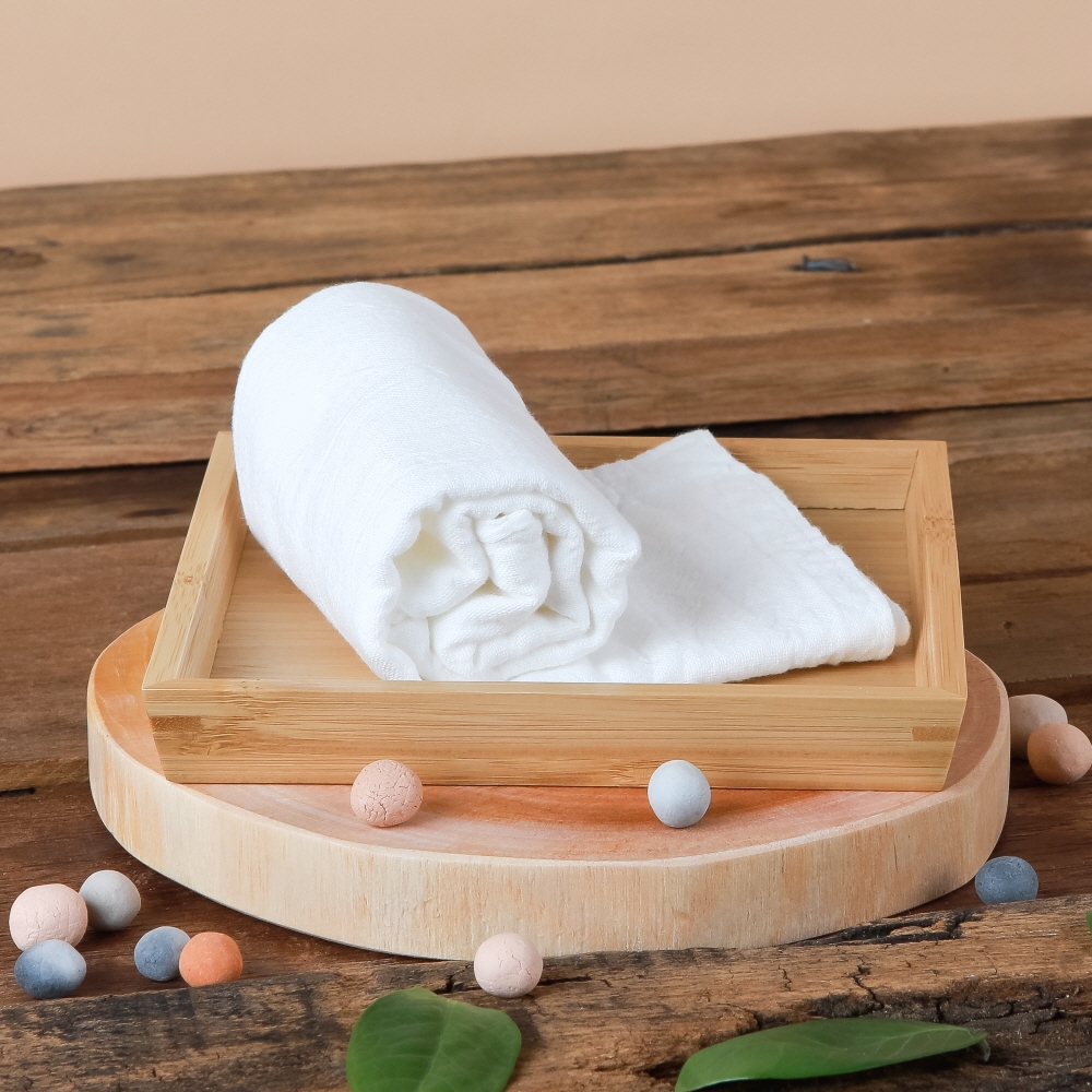 정련한 강화소창행주 1겹 (면보)