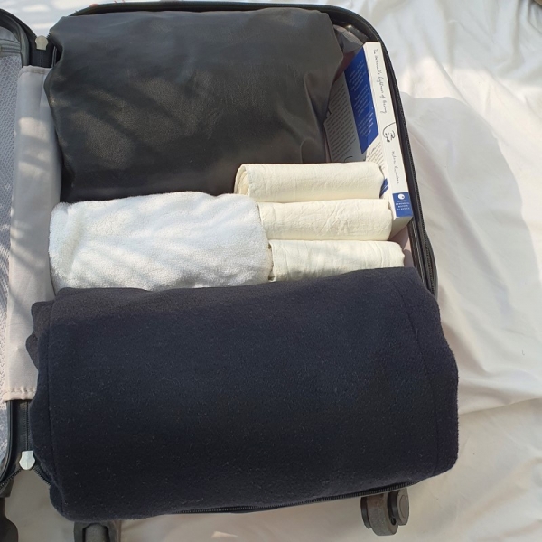 정련한 강화소창수건 3겹