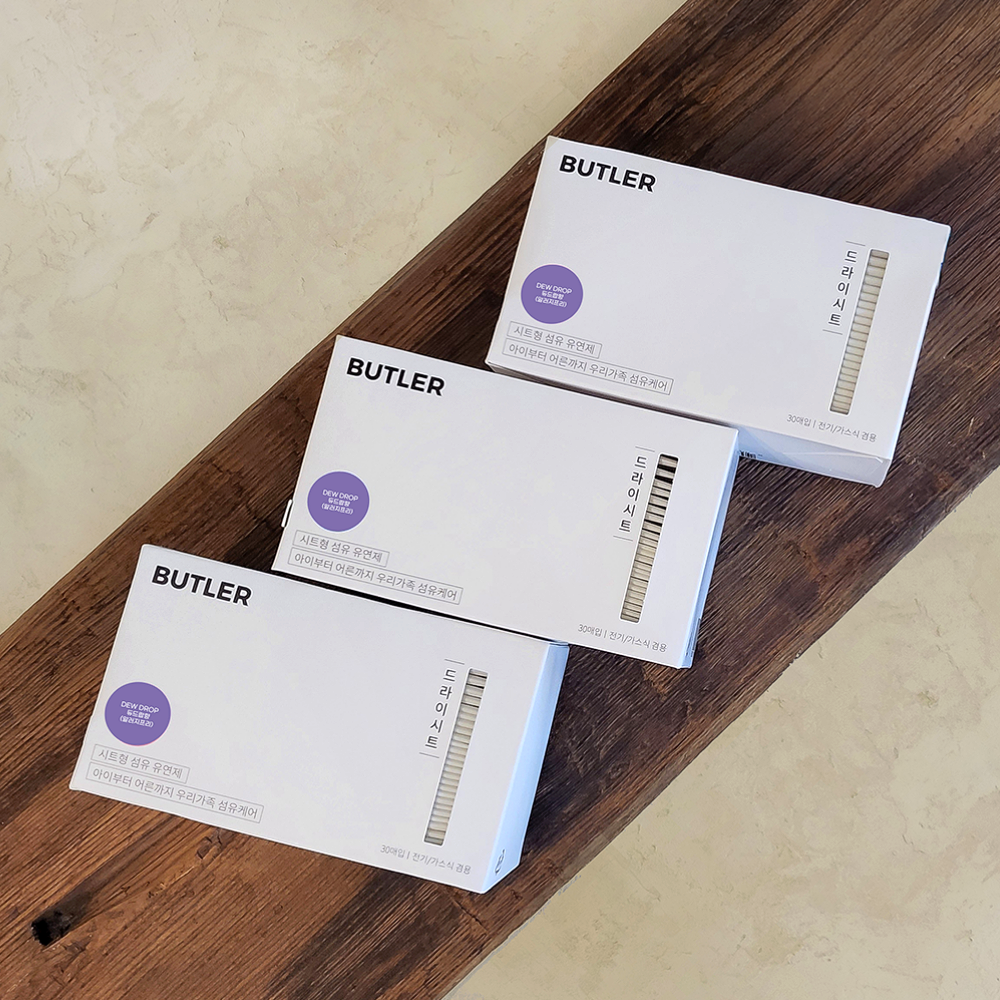 [버틀러] 드라이시트 3개 세트 (향 2종)