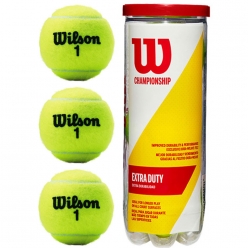 윌슨 테니스공 시합구 공인구 챔피언쉽 엑스트라 듀티 1캔 3개입