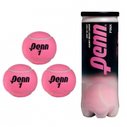 PENN 핑크 테니스공 3개입