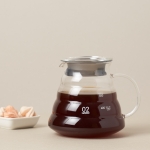 하리오 V60 클리어 레인지 드립서버 600ml XGS-60TB