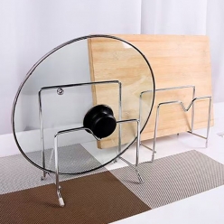 키즈맘 스텐304 냄비뚜껑 거치대 도마꽂이 비치형