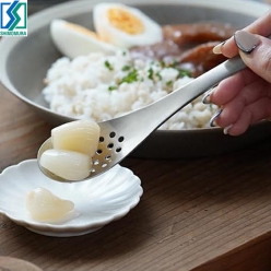 시모무라 카레 타공스푼 올리브 장아찌 구멍스푼