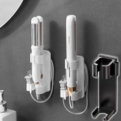 키즈맘 무타공 고데기 거치대 드라이 걸이 홀더 정리대 거치대 3M테이프