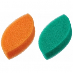 카메노코 리프 은이온 항균 나뭇잎 스펀지