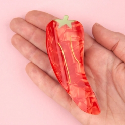 쿠쿠수제뜨 과일 헤어핀 헤어클립 머리 집게핀 칠리페퍼