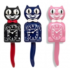 USA 킷캣클락 젠틀맨 고양이 벽걸이 시계 벽시계 L