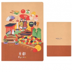 놀티 일본 도시 다이어리 2025년 메모 블록 플래너 A6 교토