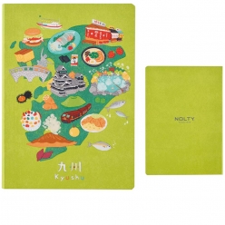 놀티 일본 도시 다이어리 2025년 메모 블록 플래너 A6 규슈