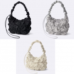 GU 지유 개더 숄더백 여성 데일리 크로스백 보부상가방 구름백 355936