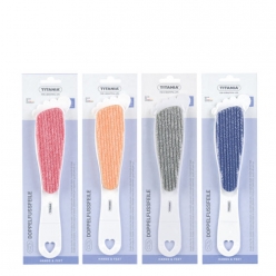 티타니아 양면 풋파일 발바닥 발 굳은살 각질 뒤꿈치 각질제거 색상랜덤