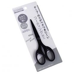 미츠키 테이프가 붙지 않는 사무용 블랙코팅 가위 가정용 다용도 가위