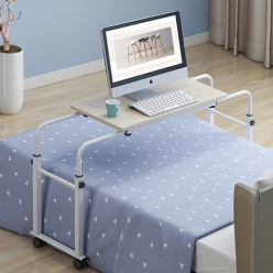 키즈맘 슬라이딩 테이블 간이 바퀴달린 이동식 책상 테이블