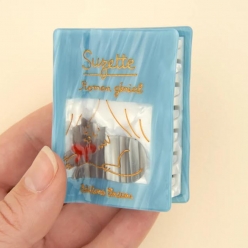 쿠쿠수제뜨 스윗 컬렉션 헤어핀 헤어클립 머리 집게핀 책 모양