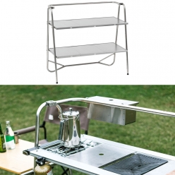 스노우피크 스테인리스 키친테이블 야외 캠핑 다용도 LV-310