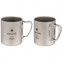 스노우피크 티탄 더블 머그컵 캠핑컵 300ml