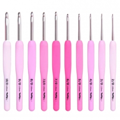 튤립 에티모 로즈 모사용 코바늘 쿠션그립 낱개