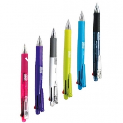 제브라 클립온 멀티펜 4색 볼펜 샤프 0.7mm B4SA1