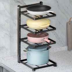 키즈맘 높이조절 폭조절 주방 선반 접시 정리 그릇 정리대 4단