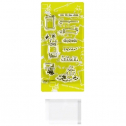 2026 호보니치 클리어 스탬프 도장 프레임 다이어리 꾸미기 무민