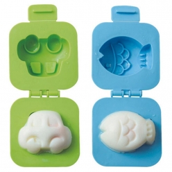 코쿠보 삶은 계란틀 달걀 모양틀 도시락 꾸미기 물고기 자동차 색상랜덤