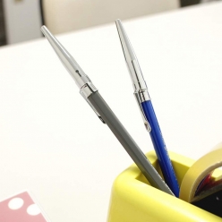 도쿄금속 클립이 있는 알루미늄 실버 연필캡 연필뚜껑 보호 3P