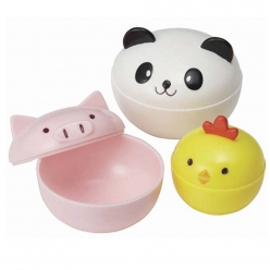 토루네 동물 소스통 도시락 꾸미기 피크닉 소스병 3P