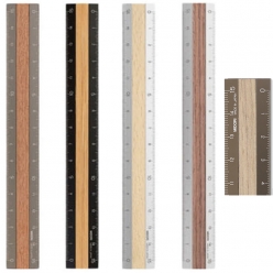 미도리 알루미늄 우드자 15cm