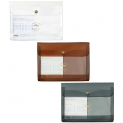 nahe 투명 PVC 미니 파우치 여행지갑 동전지갑 A6