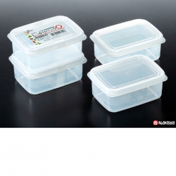 나카야 밀폐용기O 냉장고 정리용기 플라스틱 반찬통 280ml 2개세트