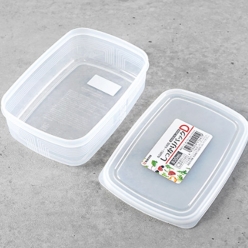 나카야 밀폐용기D 냉장고 정리용기 플라스틱 반찬통 830ml