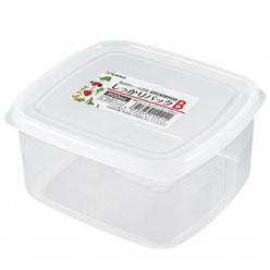 나카야 밀폐용기B 냉장고 정리용기 플라스틱 반찬통 900ml