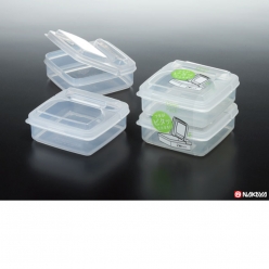 나카야 반오픈 잡곡 캐니스터 대용량 다용도 보관용기 쌀통 분유통 250ml 2개세트