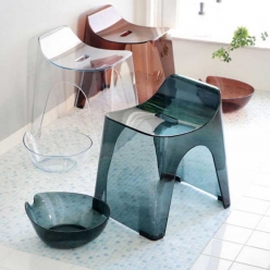 일본 휴바스 미끄럼방지 욕실의자 등받이 목욕탕의자 30cm