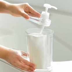 엘이씨 슬림 욕실 디스펜서 세탁 세제통 소분용기 850ml