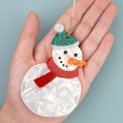 쿠쿠수제뜨 크리스마스 컬렉션 트리 장식 트리 소품 꾸미기 스노우맨