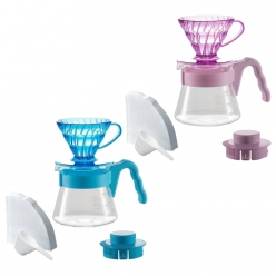 하리오 V60 컬러브루 핸드드립 커피서버 세트 450ml