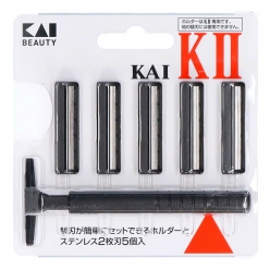 KAI 카이 일회용 면도기 세트 2중날 여행 휴대용 5회분