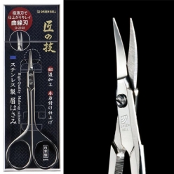 일본 그린벨 장인의기술 명품 눈썹정리가위 잔털숱정리 G-2105