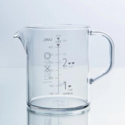 카펙 트라이탄 핸드드립 비이커 눈금형 커피서버 주전자 400ml