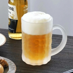 도요사사키 아와다치 불투명 손잡이 머그 맥주잔 맥주컵 주류컵 비어글라스 425ml