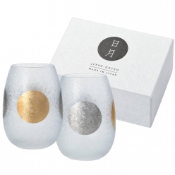 일본 아데리아 이시즈카 일월 술잔 텀블러 글라스잔 맥주컵 주류 물컵 315ml 2개세트