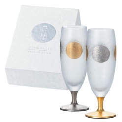 일본 아데리아 이시즈카 일월 와인잔 와인글라스 샴페인잔 샴페인글라스 125ml 2개세트