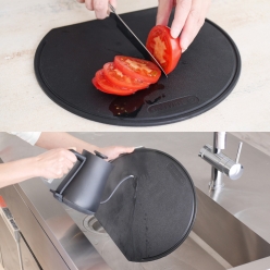 스미노 도마 일본 이하라기판 엘라스토머 반달도마 흠집방지 29cm