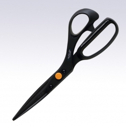 클로버 재단가위 블랙 원단 양장 천 끈 테이프 재단용가위 240mm 36-191