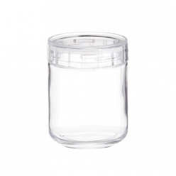 셀러메이트 원형 밀폐용기 유리병 반찬통 420ml
